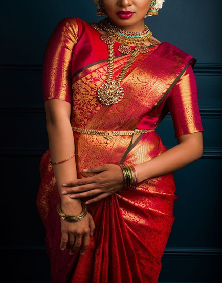 Saree wrapping